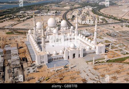 Stock - Dubai. Moschea Sheikh Zayed ad Abu Dhabi Foto Stock