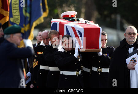 Funerale marino Foto Stock