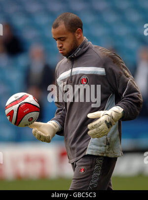 Calcio - Coca-Cola Football League Championship - Sheffield Wednesday v Charlton Athletic - Hillsborough. Charlton portiere atletico Darren Randolph Foto Stock