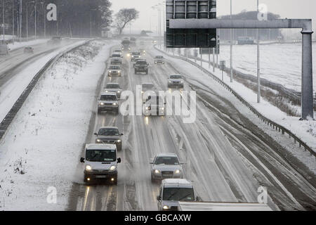 Clima invernale Foto Stock