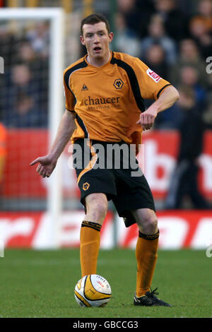 Calcio - Campionato di Calcio Coca-Cola - Wolverhampton Wanderers / Sheffield United - Stadio Molineux. Neill Collins, Wolverhampton Wanderers Foto Stock