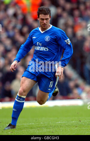 Calcio - AXA fa Cup - Fifth Round - Arsenal v Chelsea. Wayne Bridge, Chelsea Foto Stock