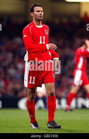 Calcio - International friendly - Galles / Scozia. Ryan Giggs, Galles Foto Stock