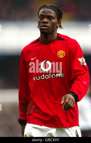 Calcio - fa Barclaycard Premiership - Fulham v Manchester United. Louis Saha, Manchester United Foto Stock