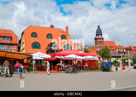 Mueritz, Waren, Seenplatte, Meclenburgo-Pomerania Occidentale, Germania Foto Stock