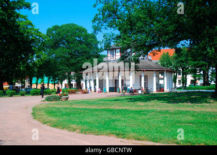 Sommer, Seebad, Bad Doberan, Kurhaus, Teehaus, Meclenburgo-Pomerania Occidentale, Germania Foto Stock