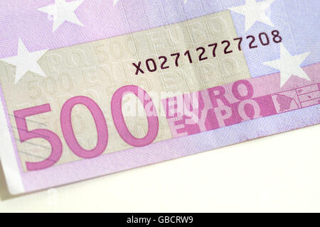 500-Euroschein Foto Stock