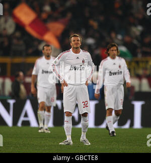 Calcio - Serie A - AS Roma v AC Milano - Stadio Olimpico Foto Stock