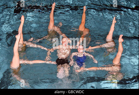 Swimathon carità evento Foto Stock