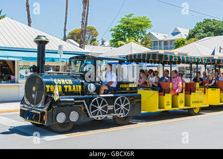 Florida, Key West, Conch Tour Train Foto Stock