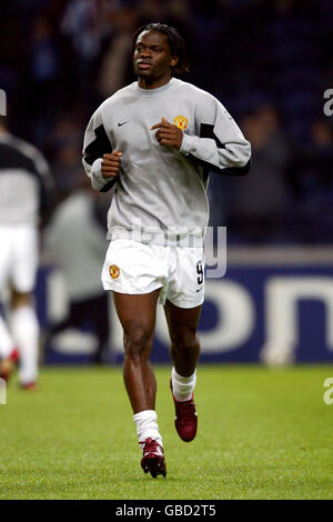 Calcio - UEFA Champions League - secondo turno - prima tappa - FC Porto / Manchester United. Louis Saha, Manchester United Foto Stock