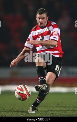 Calcio - Coca-Cola Football League Championship - Doncaster Rovers v Norwich City - Keepmoat Stadium. Richard Wellens, Doncaster Rovers Foto Stock