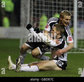 Calcio - FA Cup - quarto round Replay - Nottingham Forest v Derby County - la massa della città Foto Stock