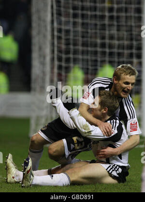 Calcio - FA Cup - quarto round Replay - Nottingham Forest v Derby County - la massa della città Foto Stock