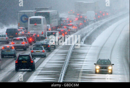 Clima invernale Foto Stock