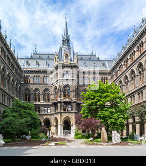 Cortile del municipio vicino a Ringstrasse di Vienna in Austria Foto Stock