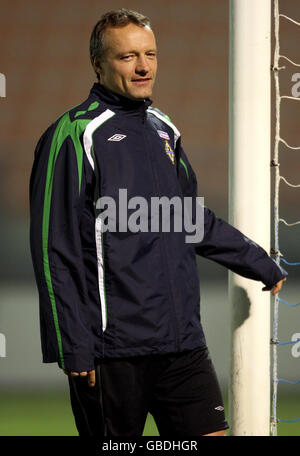 Calcio - Irlanda del Nord Conferenza stampa - Grand Hotel des Bains Foto Stock