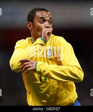 Calcio - amichevole internazionale - Italia v Brasile - Emirates Stadium Foto Stock