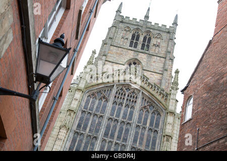 Chiesa di Santa Maria, Lace Market Distretto; Nottingham; Inghilterra; Regno Unito Foto Stock