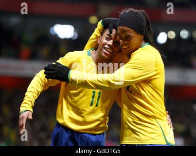 Calcio - amichevole internazionale - Italia v Brasile - Emirates Stadium Foto Stock