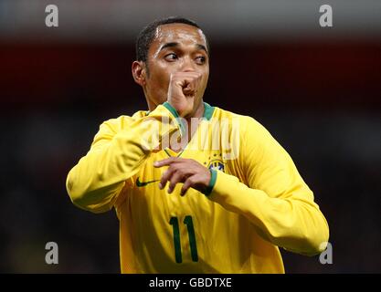 Calcio - amichevole internazionale - Italia v Brasile - Emirates Stadium Foto Stock