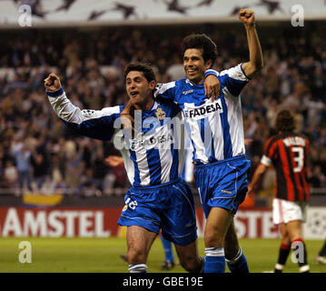 Soccer - UEFA Champions League - Quarti di Finale - Seconda tappa - Deportivo La Coruna v AC Milano Foto Stock