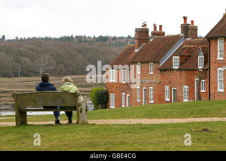 Edifici e monumenti - Buckler di difficile - Hampshire Foto Stock