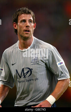 Calcio - LDV Vans Trophy - finale - Blackpool v Southend United. Drewe Broughton, Southend United Foto Stock