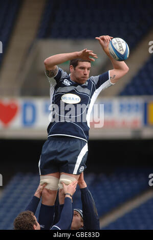 Rugby Union - Scotlands capitano Run - Murrayfield Foto Stock