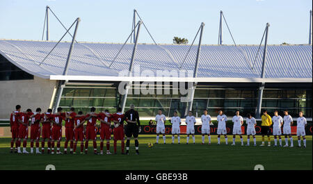 Calcio - amichevole internazionale - Galles v Polonia - Vila Real de Santo Antonio Complesso sportivo Foto Stock