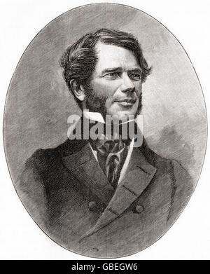 William Smith O'Brien, 1803 - 1864. Nazionalista Irlandese membro del Parlamento e leader dei giovani in Irlanda il movimento. Foto Stock