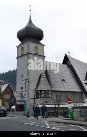 Kirche zur hl. Jungfrau Maria, Karpacz, Niederschlesien, Polen Foto Stock