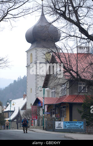 Kirche zur hl. Jungfrau Maria, Karpacz, Niederschlesien, Polen Foto Stock