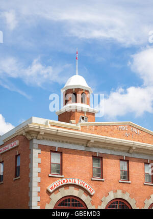 Una vista del Walterdale Playhouse Walterdale (teatro). Edmonton, Alberta, Canada. Foto Stock