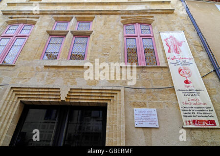 Nostradamus Museo, casa di abitazione, Salon-de-Provence, Bouches-du-Rhone, Francia meridionale, Francia Foto Stock