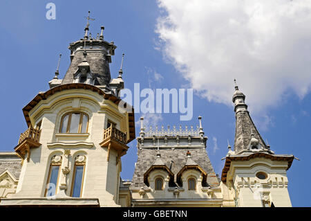 Palatul Kretulescu, palace, Parco Cismigiu, Bucarest, Romania / Cretulescu Foto Stock