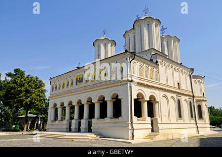 Palazzo e Chiesa del Patriarca, chiesa patriarcale, Chiesa Ortodossa Romena, Bucarest, Romania Foto Stock