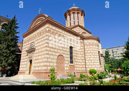 Biserica Curtea Veche, chiesa, Bucarest, Romania Foto Stock