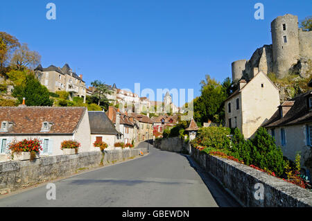 Angoli sur l'Anglin, Poitiers, Departement Vienne, Poitou-Charentes, Francia Foto Stock