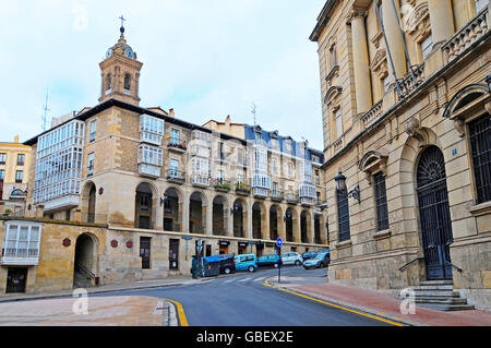 Los Arquillos, Vitoria Gasteiz, Paesi Baschi, Spagna / Pais Vasco Foto Stock