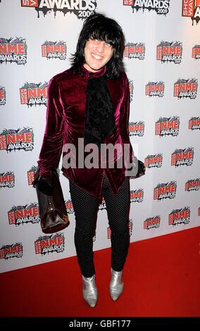 Shockwaves NME Awards 2009 - Arrivi - Londra. Noel Fielding arriva per gli Shockwaves NME Awards 2009 presso l'Accademia 02 di Brixton, Londra Foto Stock