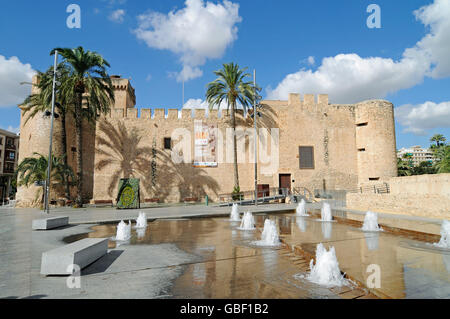 Museo archeologico e storico, città moresca Palace, Elche, Provincia di Alicante, Spagna, Europa Foto Stock