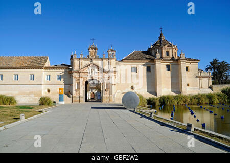 Centro Andaluz de Arte Contemporaneo, la Cartuja, un ex monastero certosino, centro per l arte contemporanea, museo, Siviglia, provincia di Siviglia, in Andalusia, Spagna, Europa Foto Stock