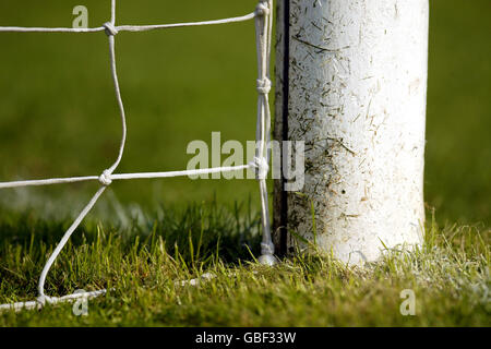 Calcio - Lega nazionale terza Divisione - Carlisle United / Cheltenham Town. Il piede dell'obiettivo Foto Stock