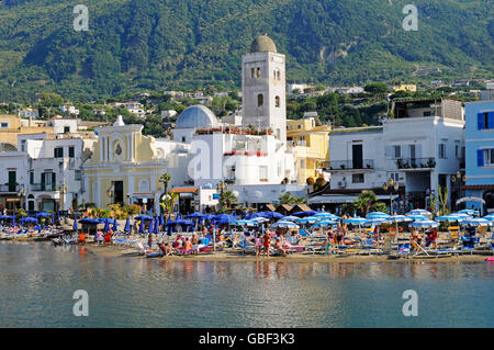 Lacco Ameno, isola di Ischia, Golfo di Napoli, campania, Italy Foto Stock