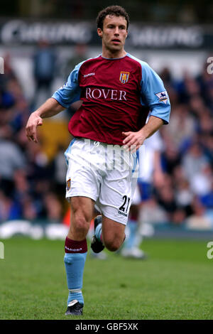 Calcio - fa Barclaycard Premiership - Aston Villa v Chelsea. Ronny Johnsen, Aston Villa Foto Stock