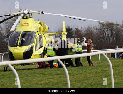 Horse Racing - Catterick Racecourse Foto Stock