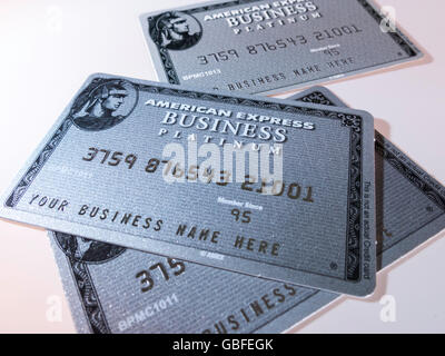 American Express Business Carte di Credito Foto Stock