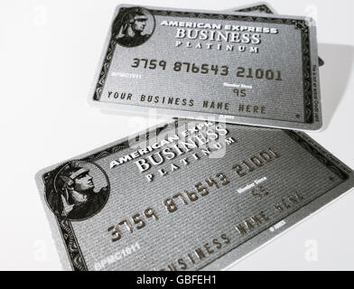 American Express Business Carte di Credito Foto Stock