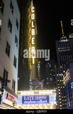 Ed Sullivan Theater, NYC Foto Stock